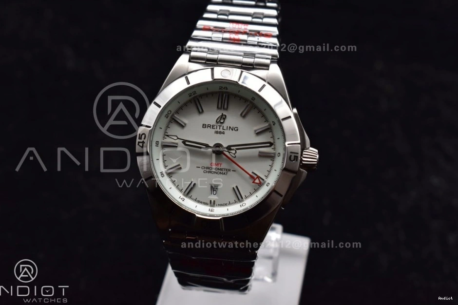 Chronomat On SS 532 White Factory 1:1 Dial Edition Automatic BLS Bracelet GMT Best Breitling Affordable A 40mm 0726